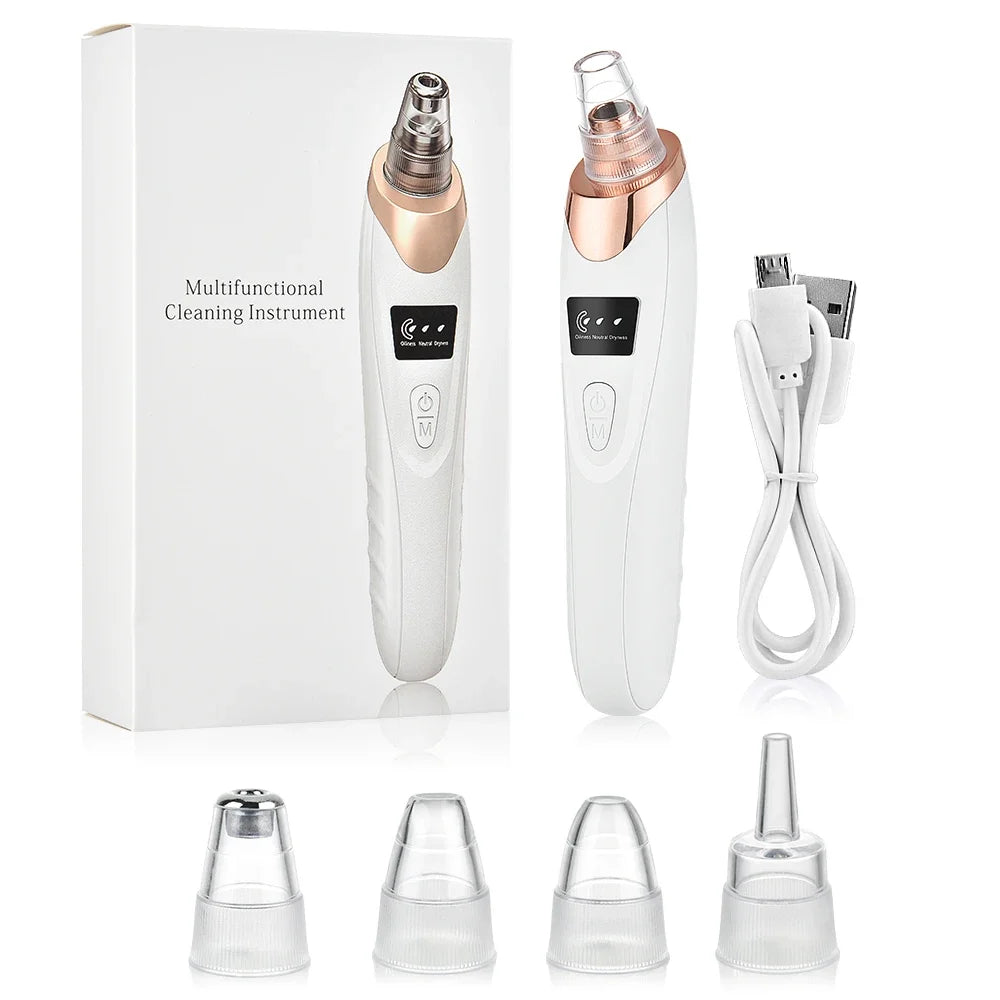 Removedor eléctrico de espinillas, limpiador al vacío para acné, eliminación de manchas negras, limpieza Facial profunda de poros, máquina limpiadora de poros, herramientas para el cuidado de la piel