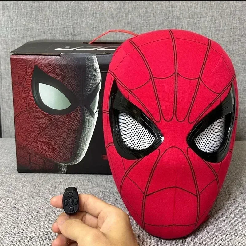 Spider-Man-Inspired Moving-Eye Cosplay Mask