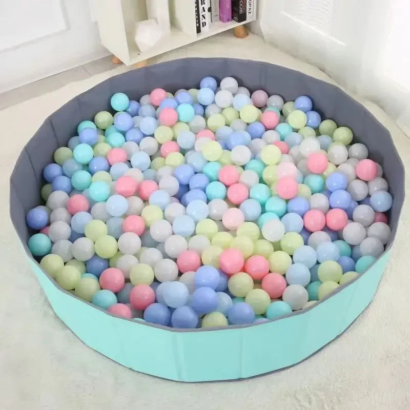 100 Uds. Pelota deportiva al aire libre, piscina de agua suave colorida, pelota de ola de mar para bebé, pelota de aire ecológica para el estrés, tienda de campaña, juguetes para niños