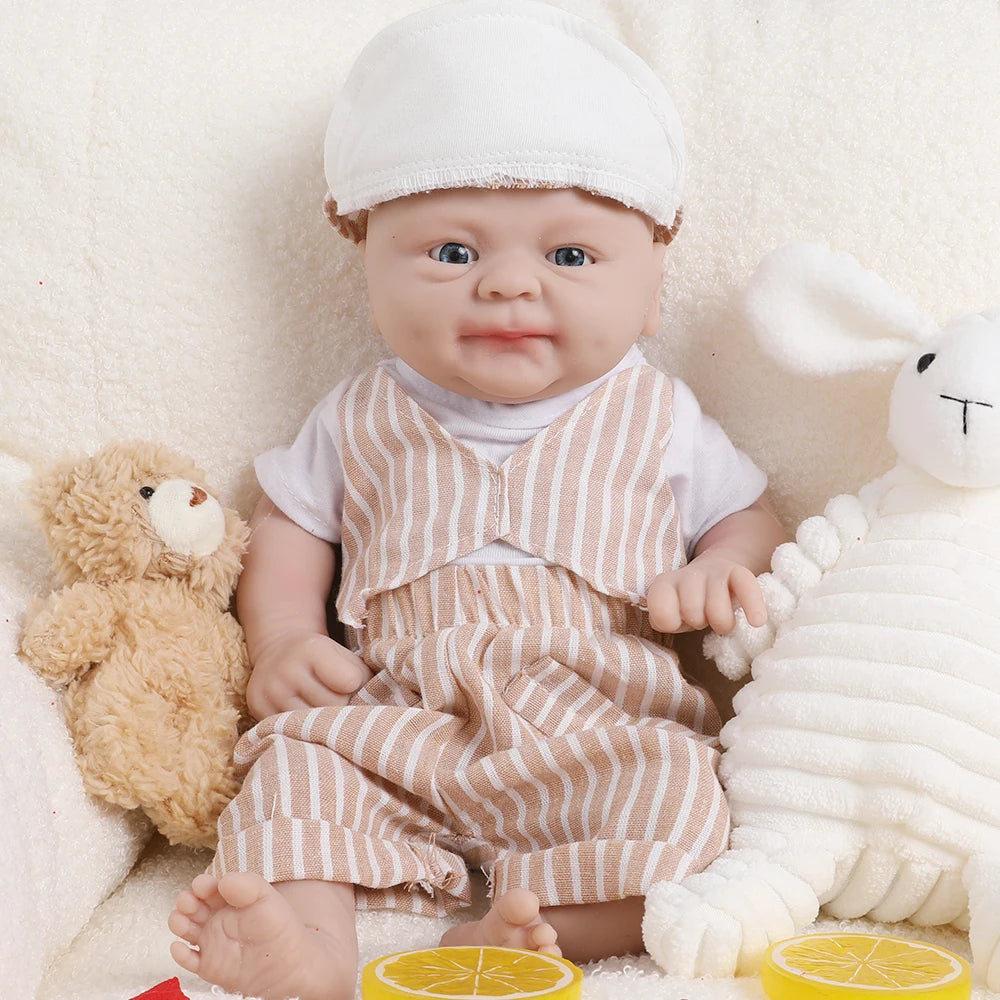 IVITA 14-Inch Full-Silicone Reborn Baby Doll