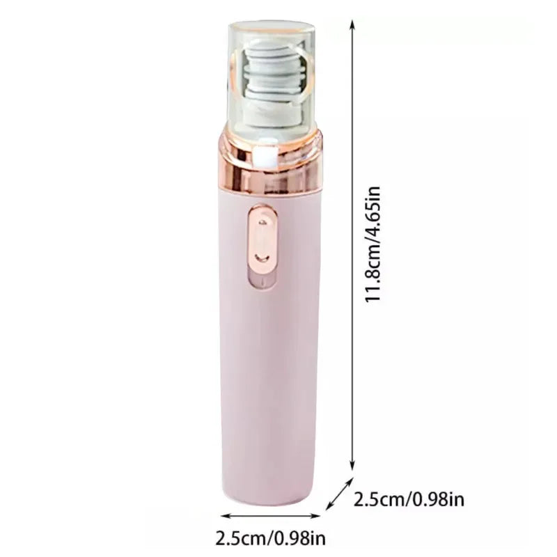 Depiladora Facial eléctrica para mujer, depiladora recargable, depiladora de vello Facial indolora para cara, axila, pierna trasera