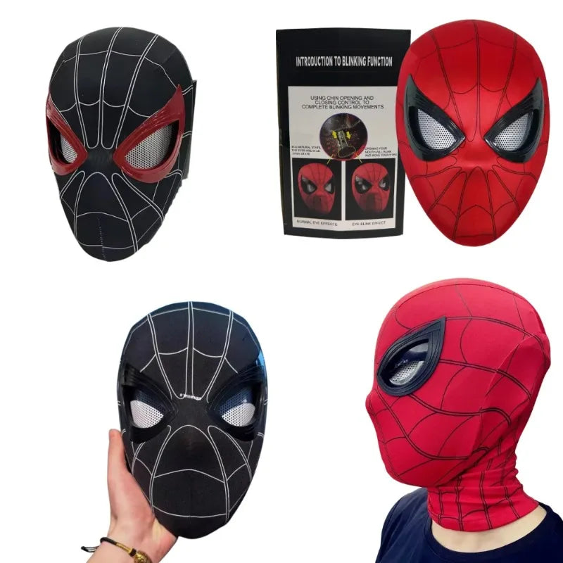 Handmade Spider-Man-Inspired Cosplay Mask