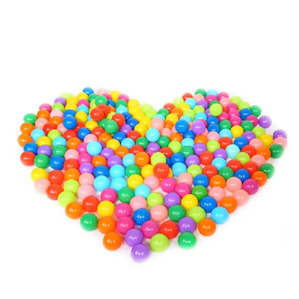 100 Uds. Pelota deportiva al aire libre, piscina de agua suave colorida, pelota de ola de mar para bebé, pelota de aire ecológica para el estrés, tienda de campaña, juguetes para niños