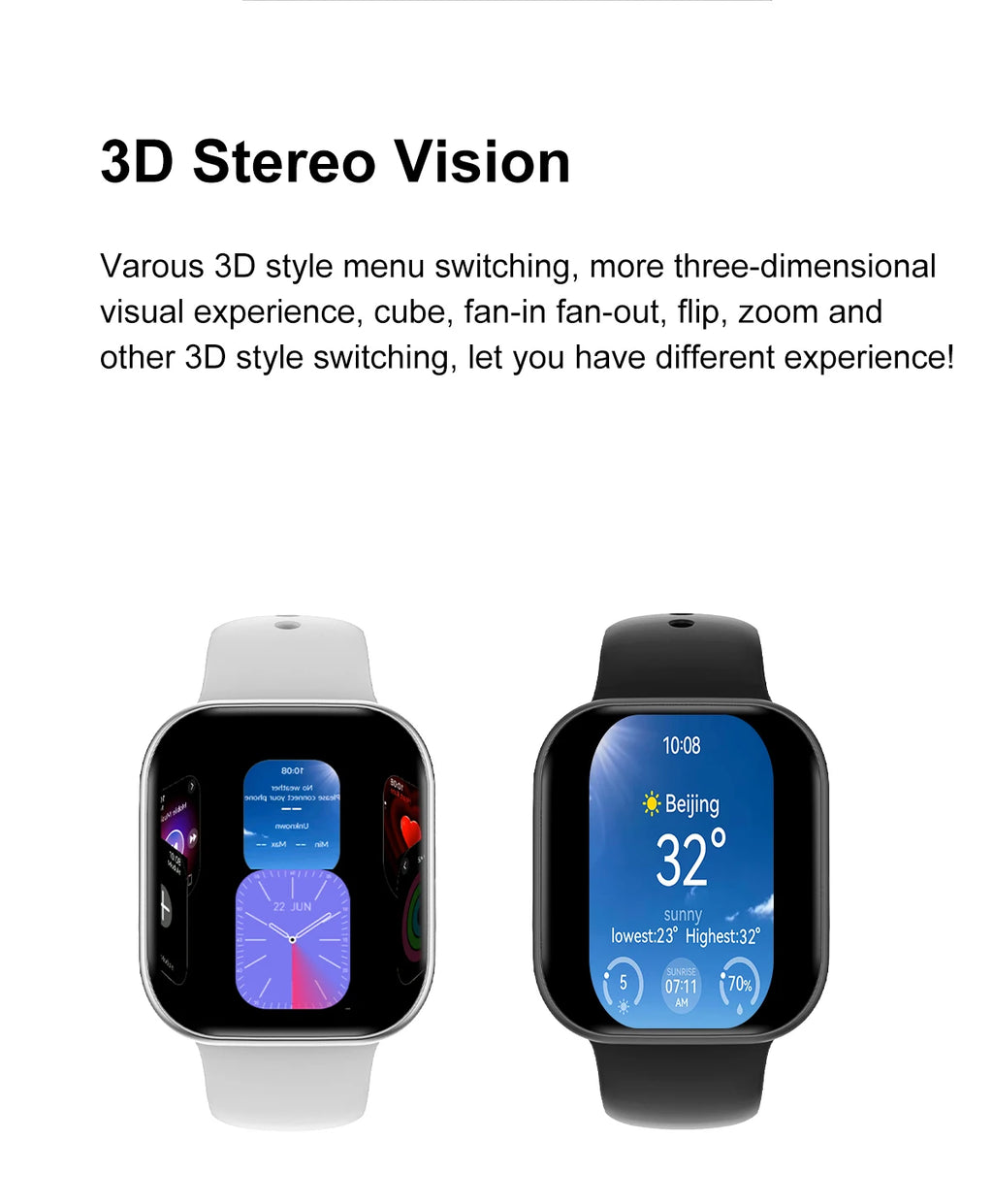 Nuevo reloj inteligente DT 10 con memoria grande de 16GB NFC, brújula de visión estéreo 3D, modo Muiti-Sport, reloj inteligente resistente al agua con llamadas Bluetooth