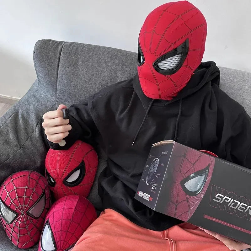 Spider-Man-Inspired Moving-Eye Cosplay Mask