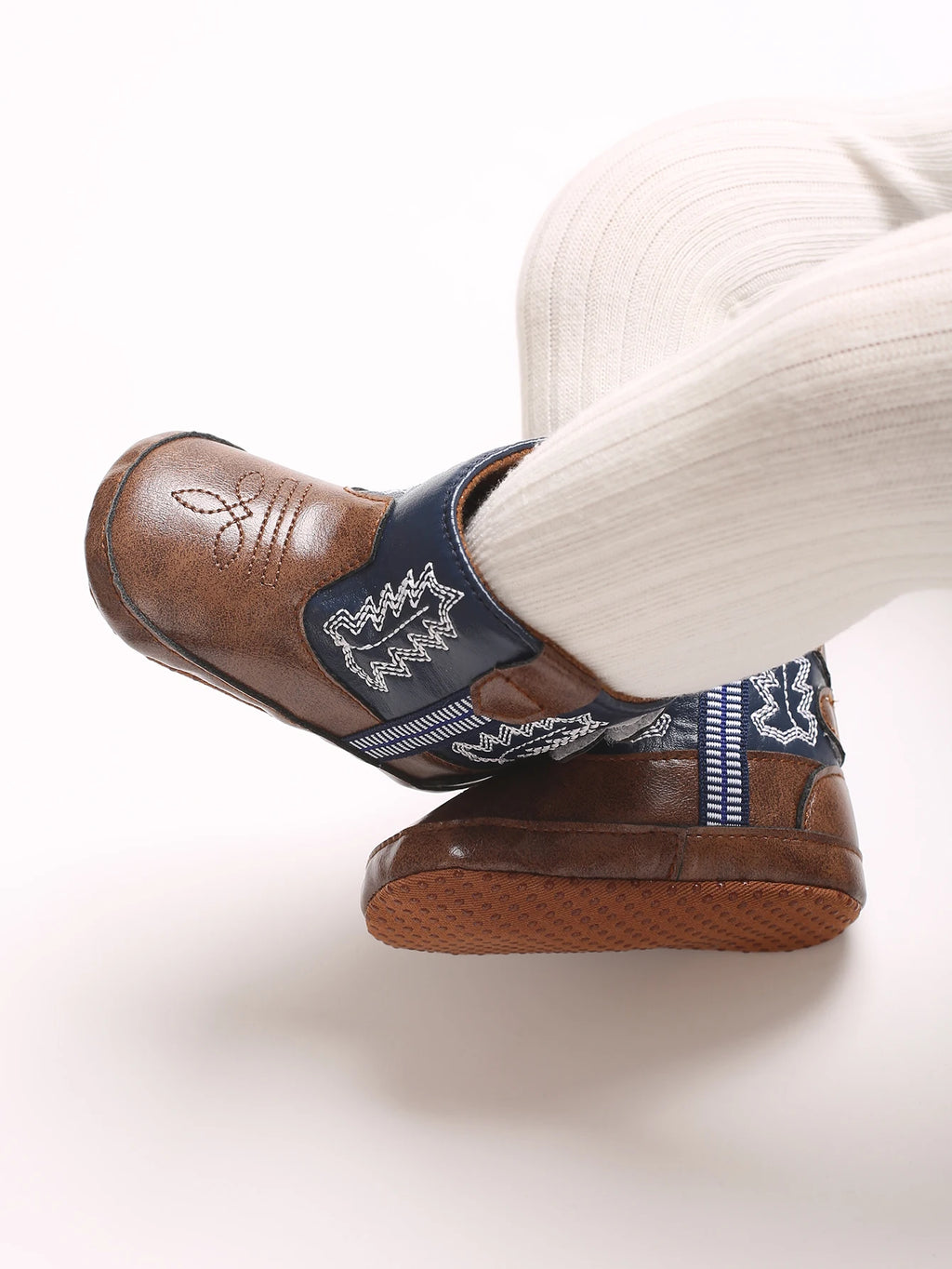 Baby Cowboy Boots - Western Style | Soft soled First Walking Shoes for Newborns and Preschoolers