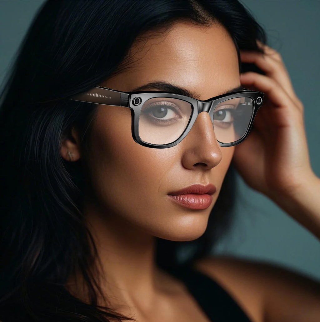 Gafas inteligentes HD grabación de vídeos reconocimiento de fotos AI traducción de respuesta 290mAh batería grande IP67 gafas Bluetooth impermeables