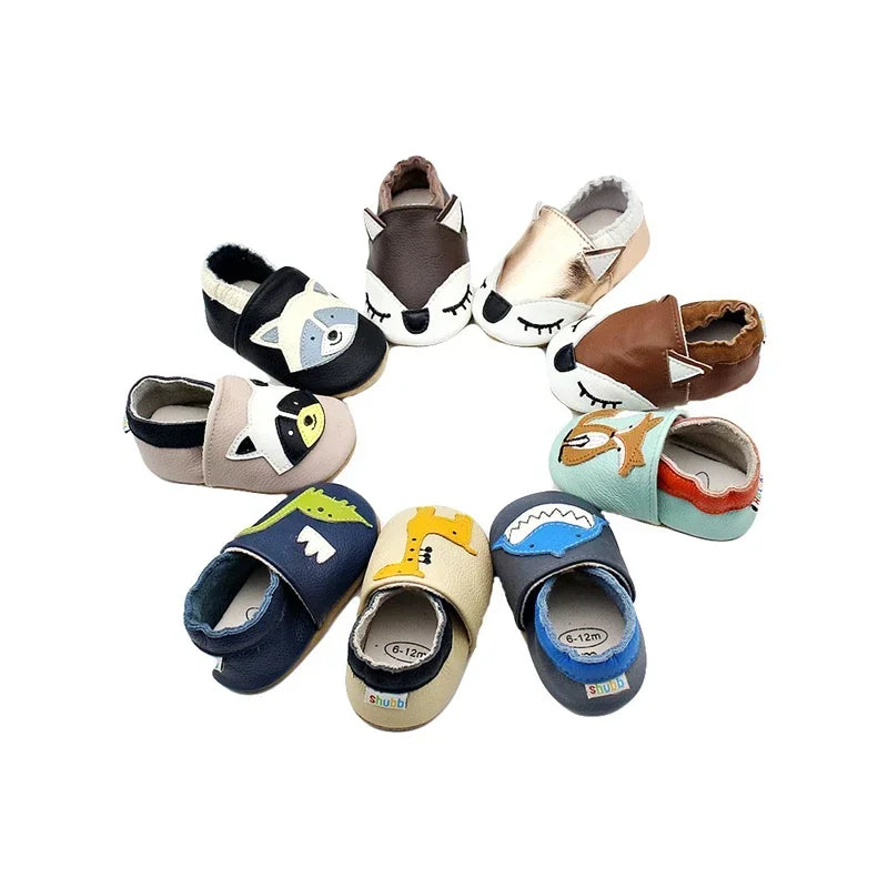 Baby Shoes Soft Cow Leather Bebe Newborn Booties for Babies Boys Girls Infant Toddler Moccasins Slippers First Walkers