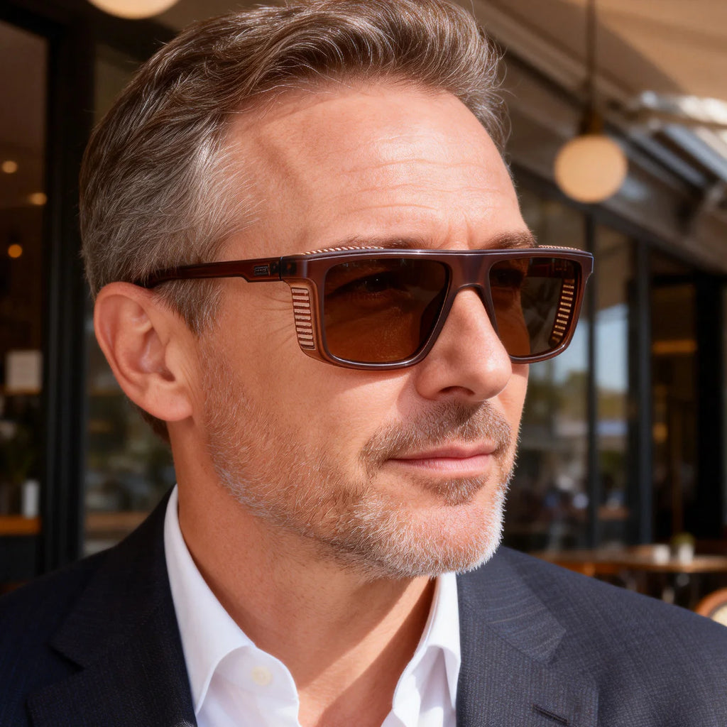 Gafas de sol polarizadas Vintage para hombre, gafas cuadradas de moda 2026, gafas de sol masculinas, gafas de conducción Vintage, gafas deportivas UV400