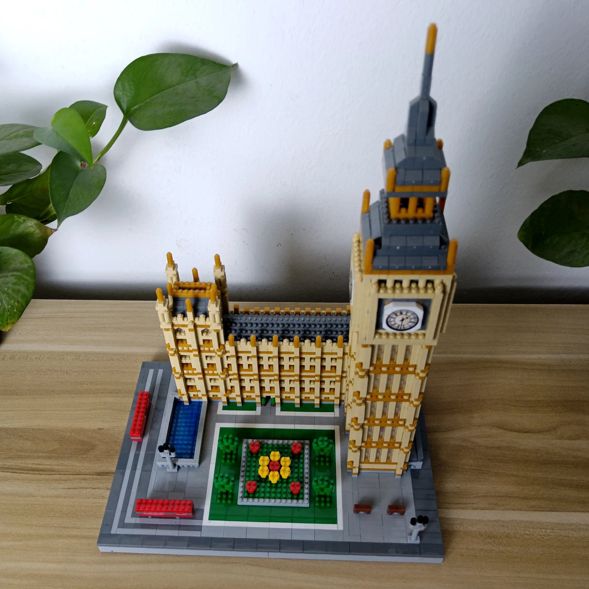 3D Desk Decor Big Ben Model Micro Building Blocks–Collectible Architecture Puzzle,Educational Toy,Unique Holiday Birthday Gifts