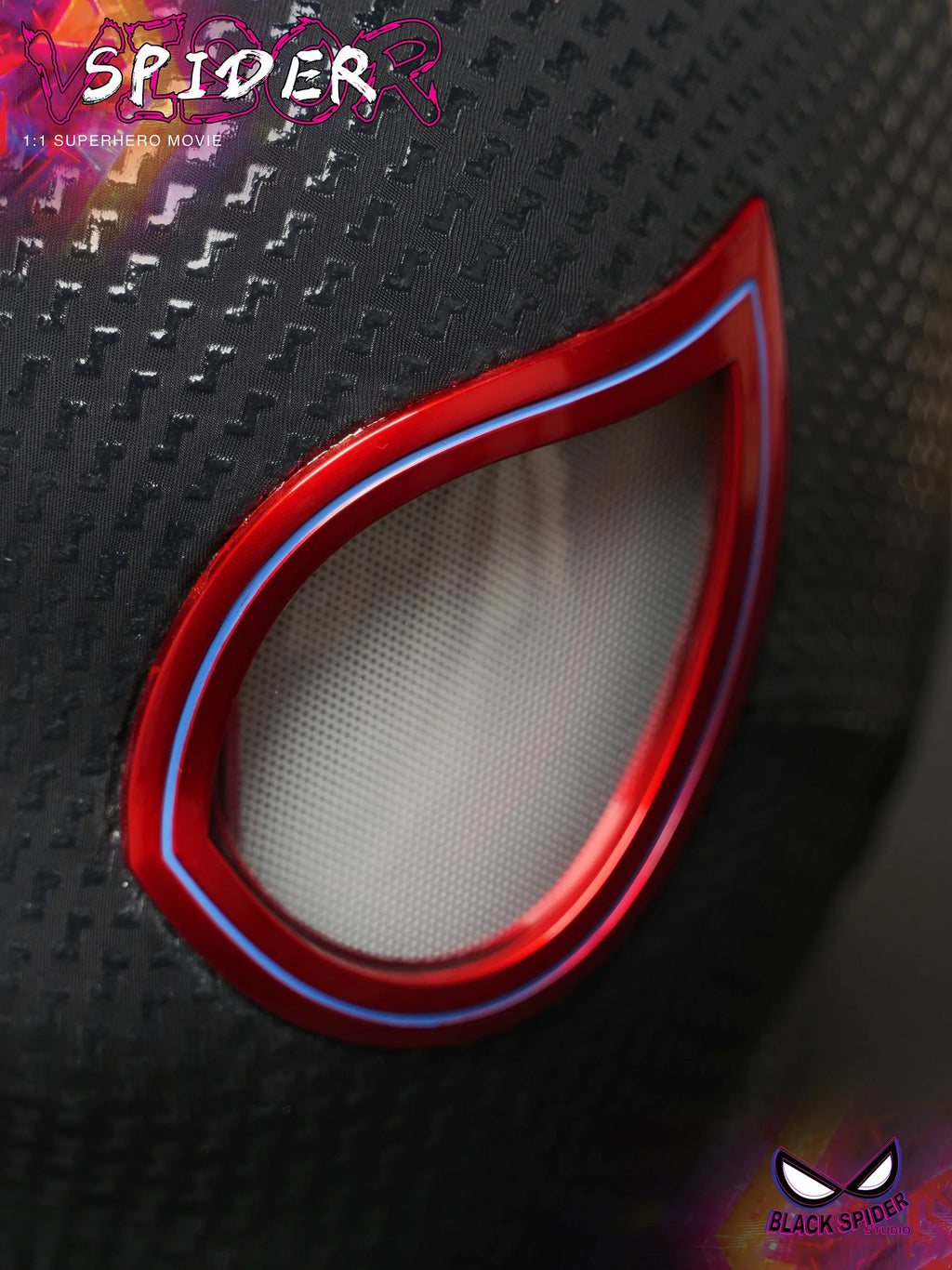 Spider-Man-Inspired Moving-Eye Cosplay Mask