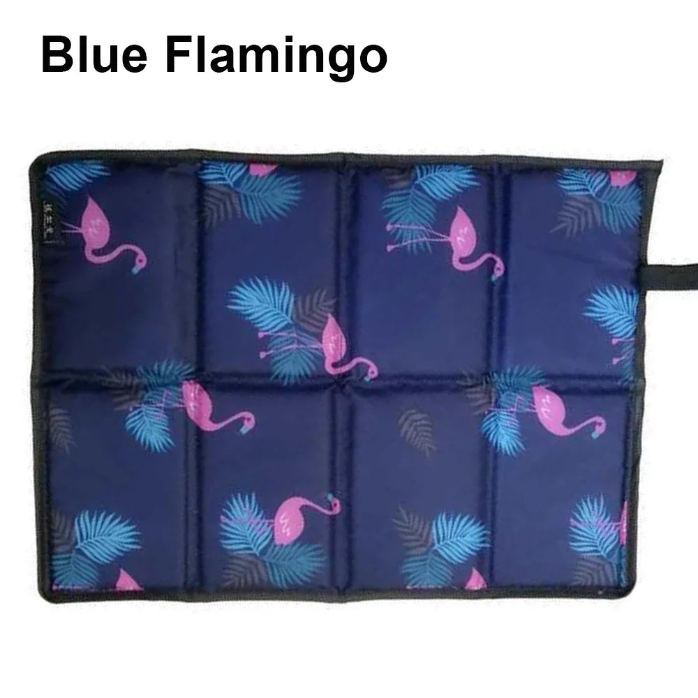 Esterilla plegable portátil para acampar, almohadilla de espuma para sentarse, impermeable, tela Oxford, playa, evita la suciedad, senderismo, Picnic pequeño, asiento al aire libre