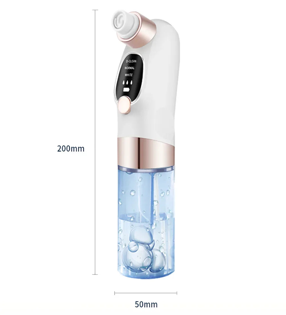 Removedor de espinillas, aspirador de poros, instrumento de limpieza multifuncional, máquina de limpieza facial con pequeñas burbujas, dispositivo de belleza