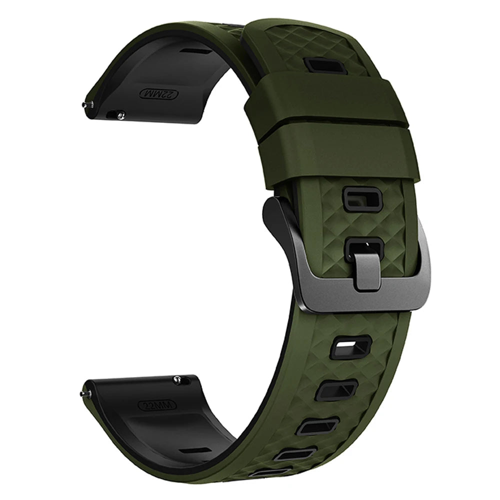 Correa deportiva de silicona de 22mm para OnePlus Watch 3 2 2R, pulsera suave de 46mm para OPPO Watch X X2 4 Pro/Mi Watch 2 Pro S4 S3 S1
