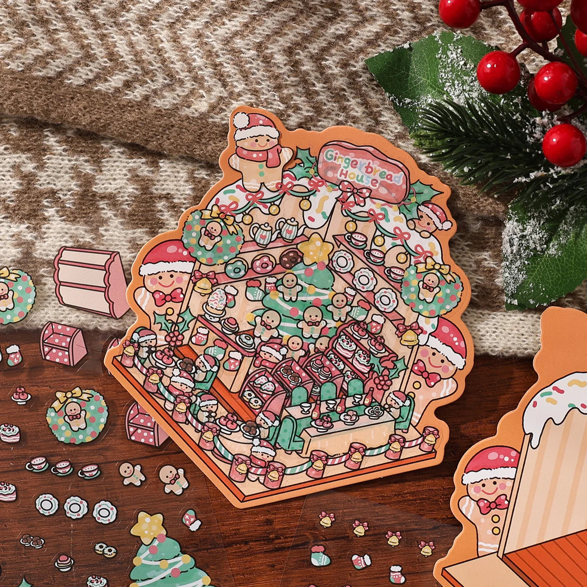 Set de Stickers Navideños de Dibujos