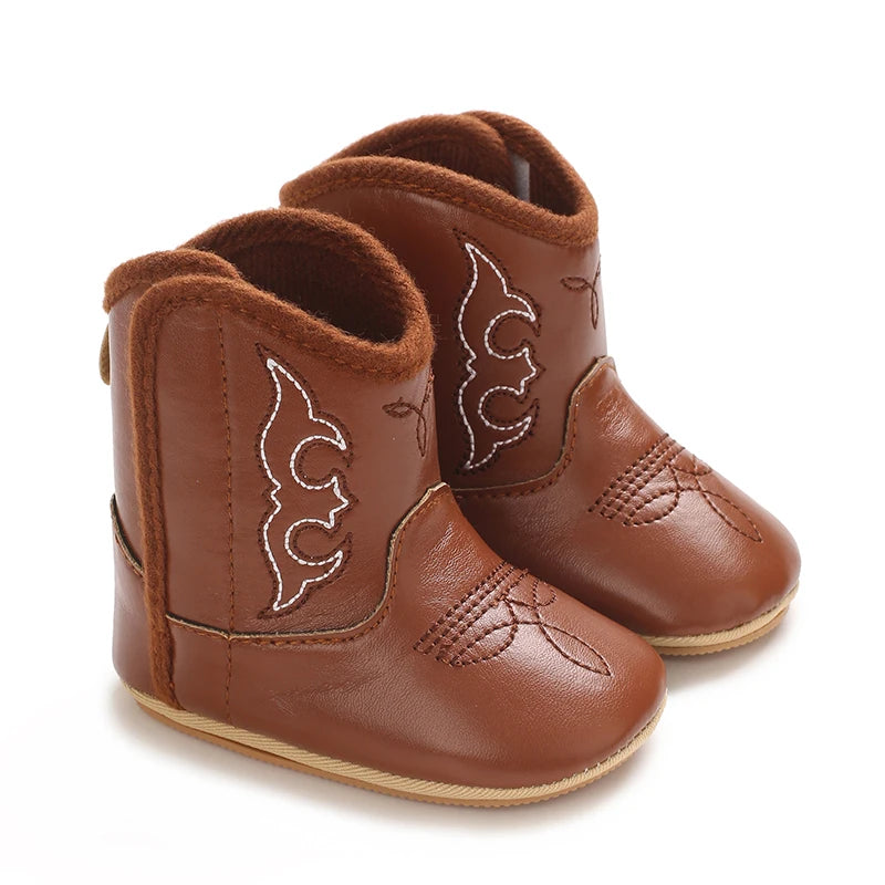 Botas Vaqueras de Cuero Sintético Bebé