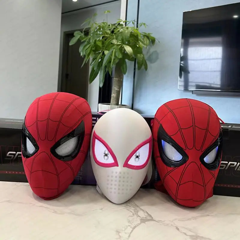 Spider-Man-Inspired Moving-Eye Cosplay Mask