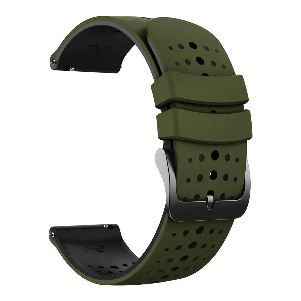 Correa deportiva de silicona de 22mm para OnePlus Watch 3 2 2R, pulsera suave de 46mm para OPPO Watch X X2 4 Pro/Mi Watch 2 Pro S4 S3 S1