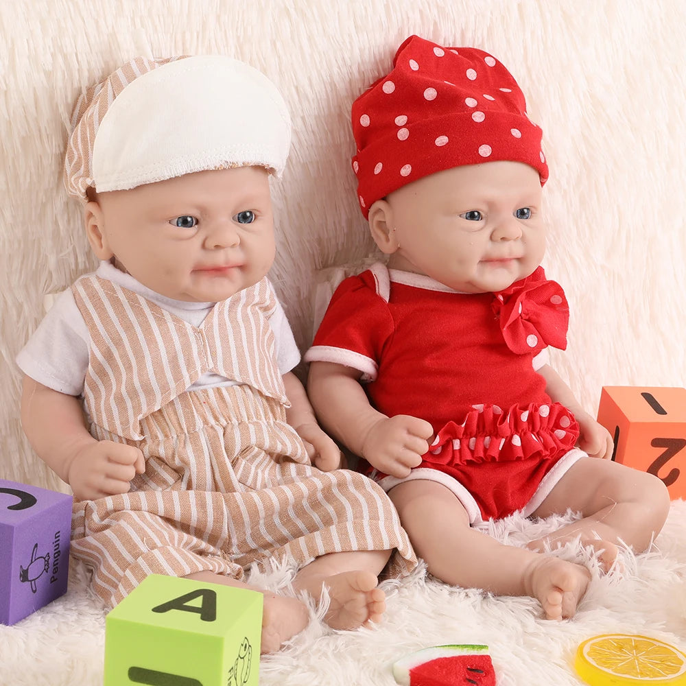 IVITA 14-Inch Full-Silicone Reborn Baby Doll