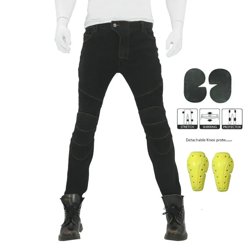 Pantalones de motocicleta para hombre, pantalones vaqueros para Moto, equipo de protección, pantalones de Moto de turismo, pantalones de Motocross, pantalones de Moto