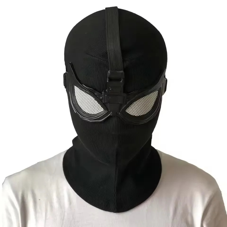 Black Stealth-Style Spider Hero Cosplay Mask