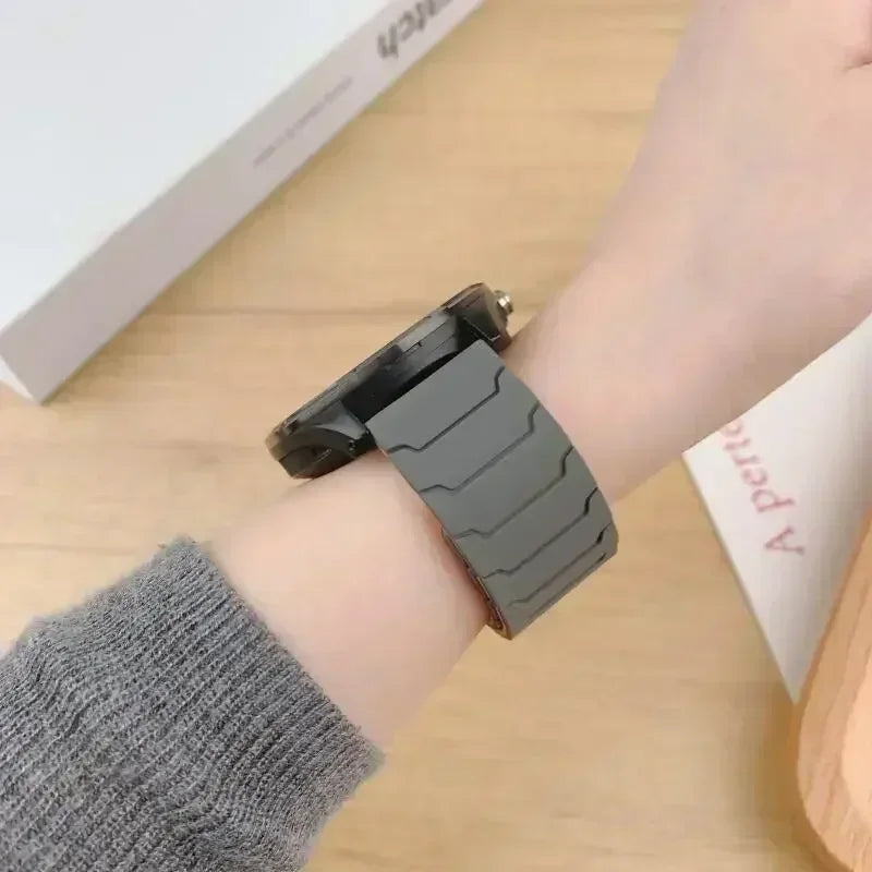 Correa deportiva de silicona magnética de 22mm para reloj inteligente Realme 5, pulsera para reloj Realme S2/Realme S 2 2Pro 3 3 Pro