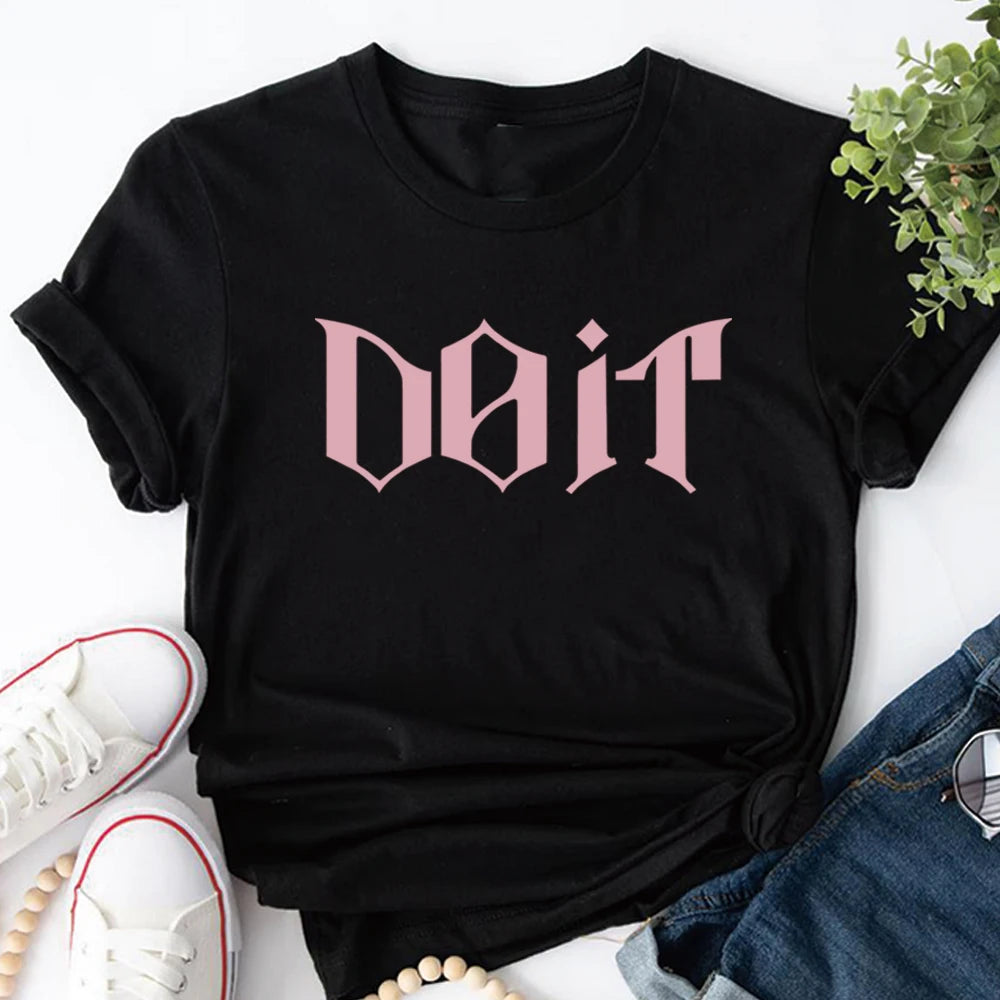 Camiseta Kpop 2026 SKZ It Tape Do It, Camiseta DO IT, Camisetas K-pop, Tops Harajuku, Ropa Urbana Unisex, Tops Casuales de Manga Corta