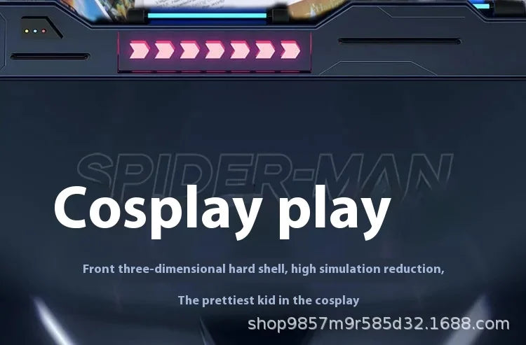 Spider-Man-Inspired Moving-Eye Cosplay Mask