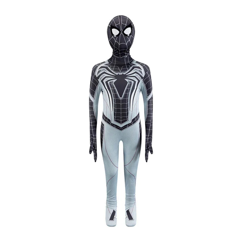 Red Spider-Themed Full-Body Cosplay Suit for Adults