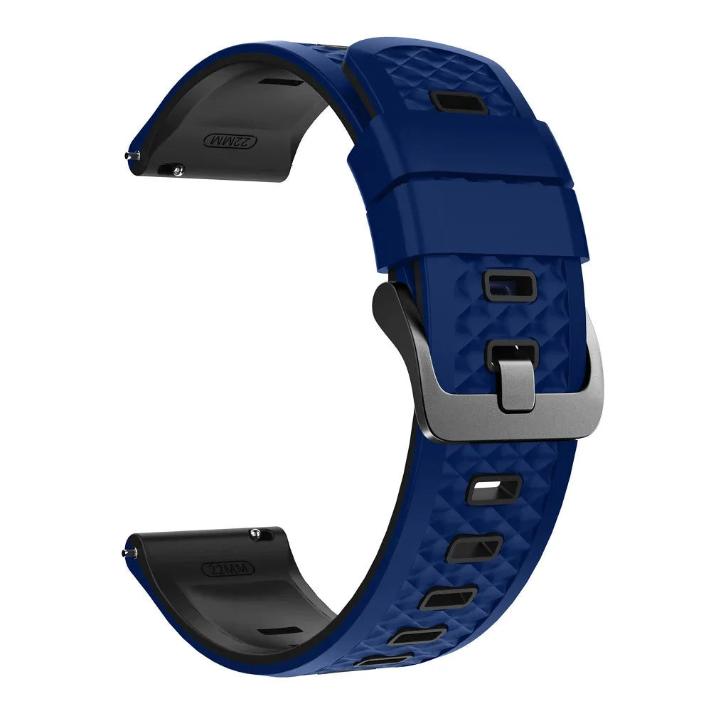 Correa deportiva de silicona de 22mm para OnePlus Watch 3 2 2R, pulsera suave de 46mm para OPPO Watch X X2 4 Pro/Mi Watch 2 Pro S4 S3 S1
