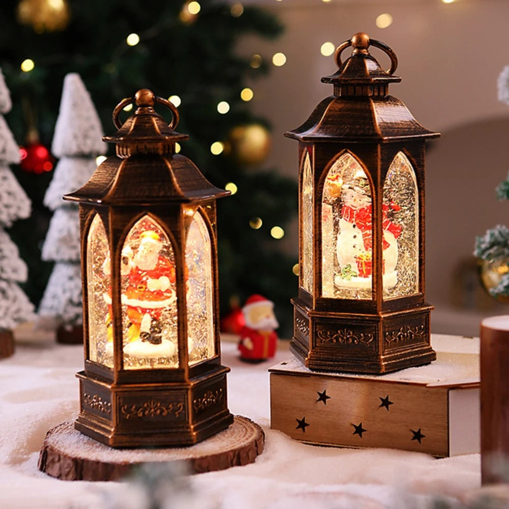 Luces Navideñas Decorativas de Nieve