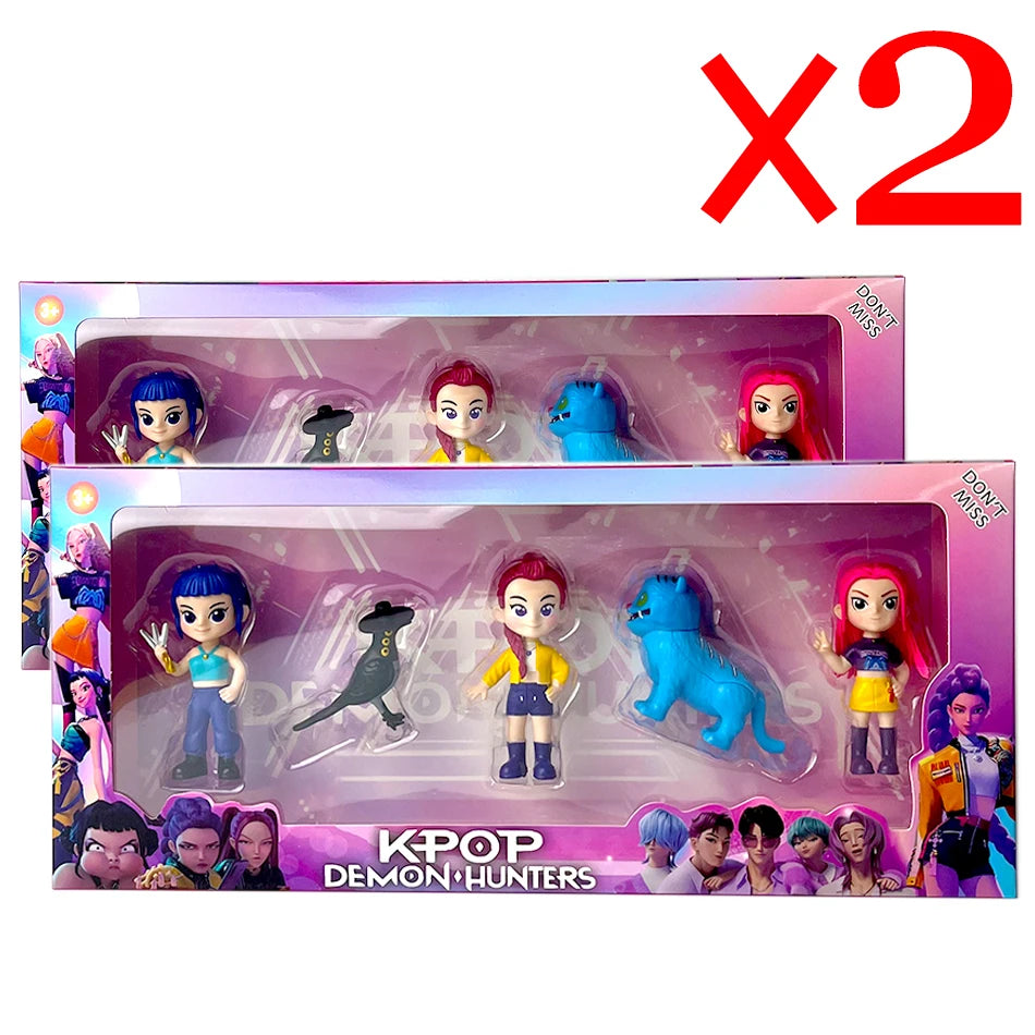 2026 Hot Kpop Devil Hunter Rumi Zoe Mira anime colección de personajes de cloruro de polivinílico baratijas de escritorio regalo para niños