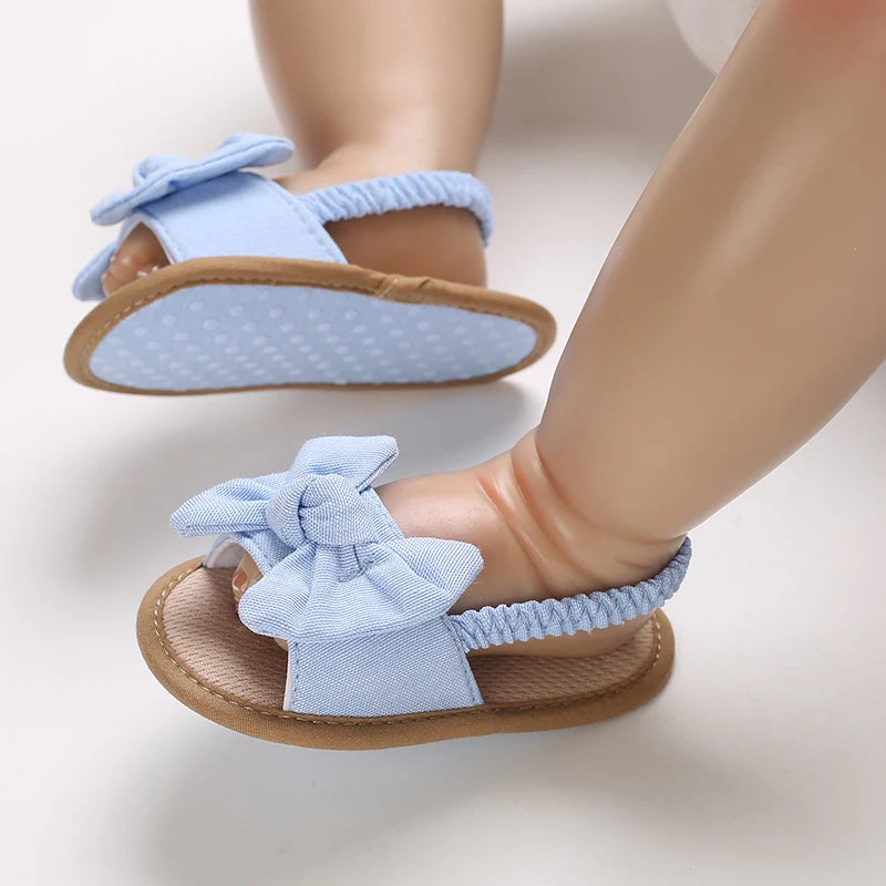VALEN SINA 0-18M Newborn Girls Summer Shoes Sandals First Walkers Newborn Shoes Casual Soft Sole Sandals Preschool Shoes
