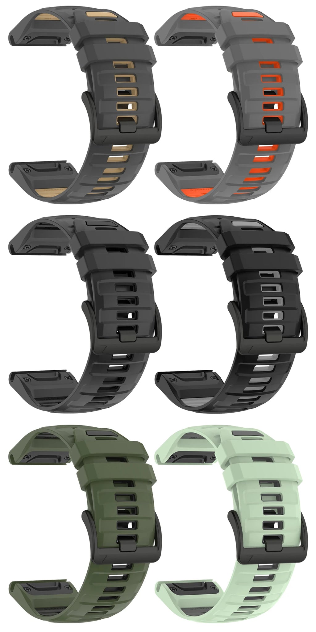 Correa de silicona para reloj Fenix 8 Pro, correa deportiva de 22/26mm para Garmin Tactix 7/Quatix8 Forerunner 970 965 Instinct 2X, pulsera de ajuste rápido