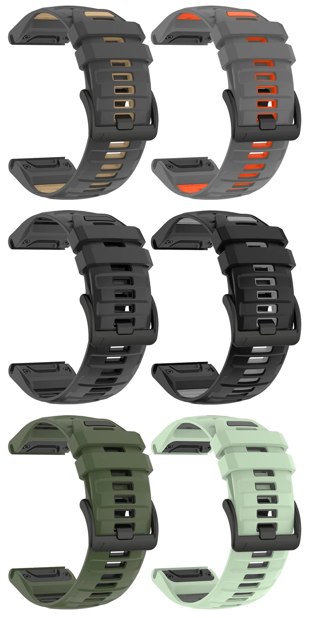 Correa de silicona para reloj Fenix 8 Pro, correa deportiva de 22/26mm para Garmin Tactix 7/Quatix8 Forerunner 970 965 Instinct 2X, pulsera de ajuste rápido