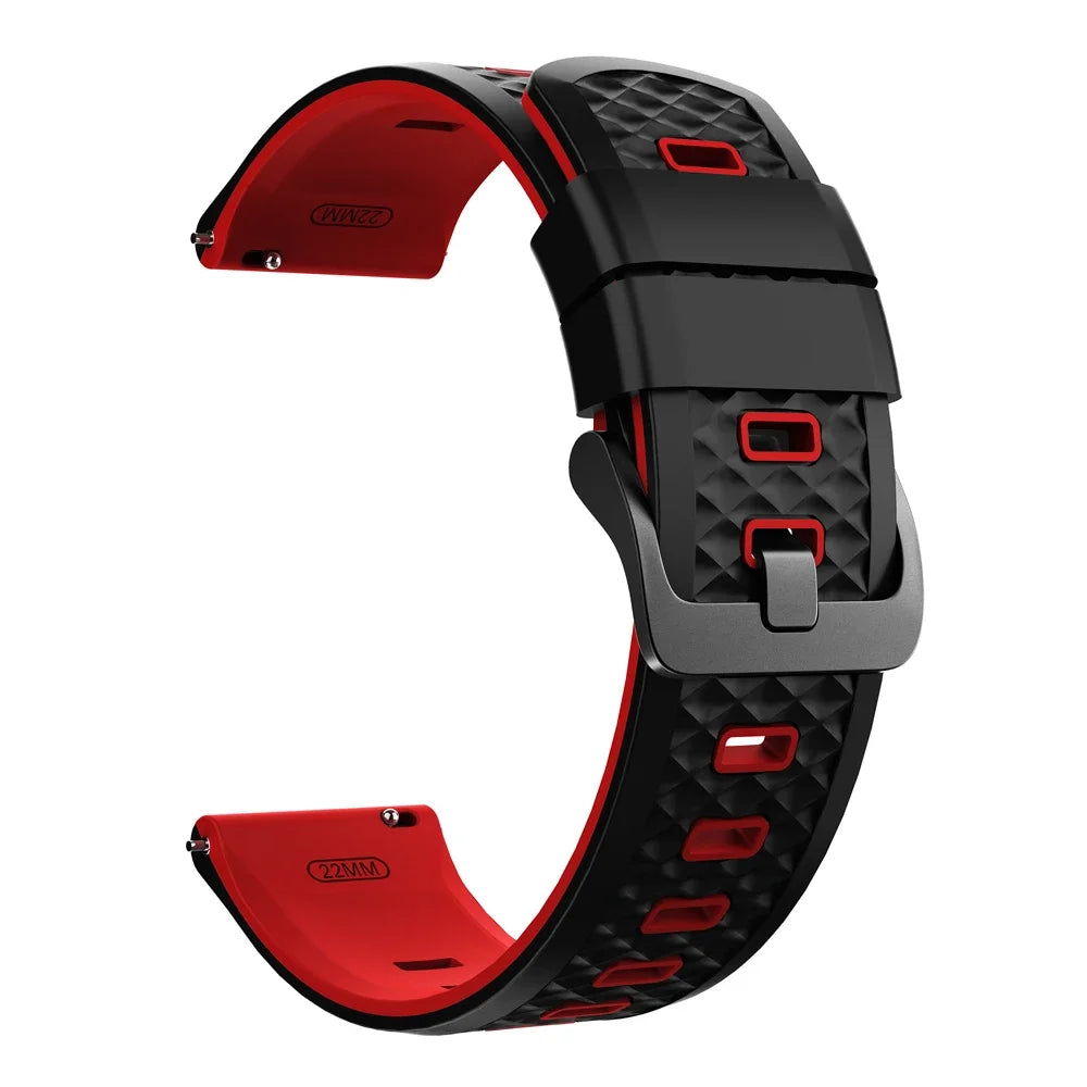 Correa deportiva de silicona de 22mm para OnePlus Watch 3 2 2R, pulsera suave de 46mm para OPPO Watch X X2 4 Pro/Mi Watch 2 Pro S4 S3 S1