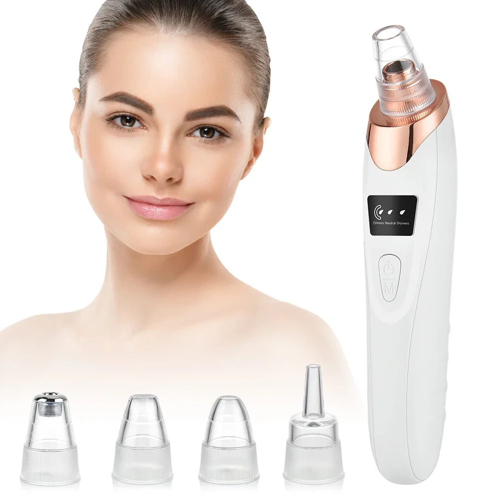 Removedor eléctrico de espinillas, limpiador al vacío para acné, eliminación de manchas negras, limpieza Facial profunda de poros, máquina limpiadora de poros, herramientas para el cuidado de la piel