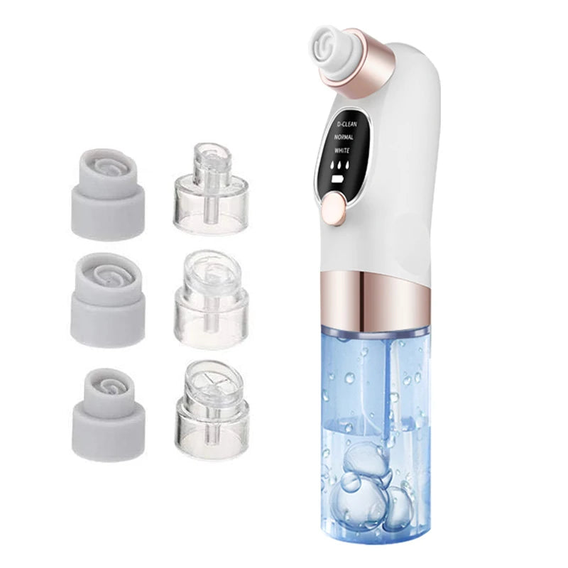 Removedor de espinillas, aspirador de poros, instrumento de limpieza multifuncional, máquina de limpieza facial con pequeñas burbujas, dispositivo de belleza
