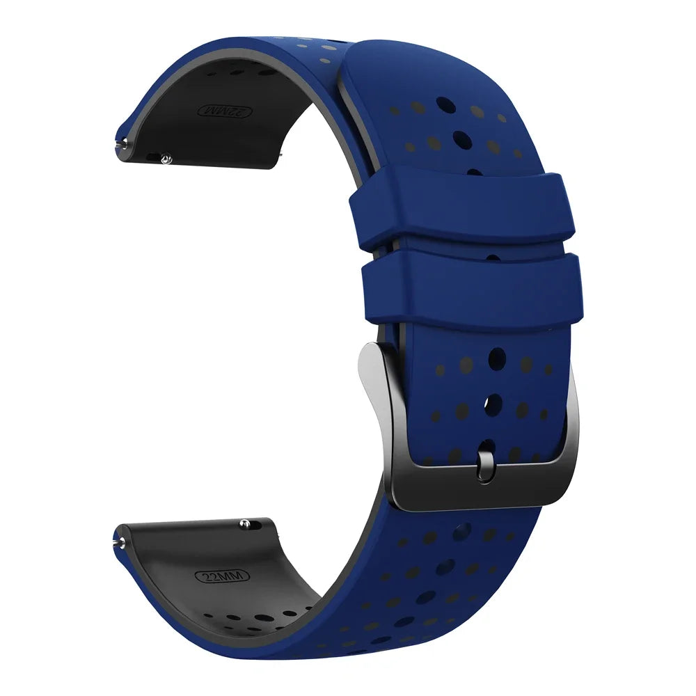 Correa deportiva de silicona de 22mm para OnePlus Watch 3 2 2R, pulsera suave de 46mm para OPPO Watch X X2 4 Pro/Mi Watch 2 Pro S4 S3 S1