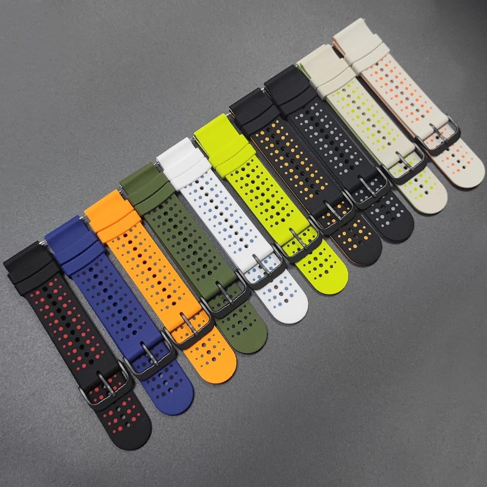Correa deportiva de silicona de 22mm para OnePlus Watch 3 2 2R, pulsera suave de 46mm para OPPO Watch X X2 4 Pro/Mi Watch 2 Pro S4 S3 S1