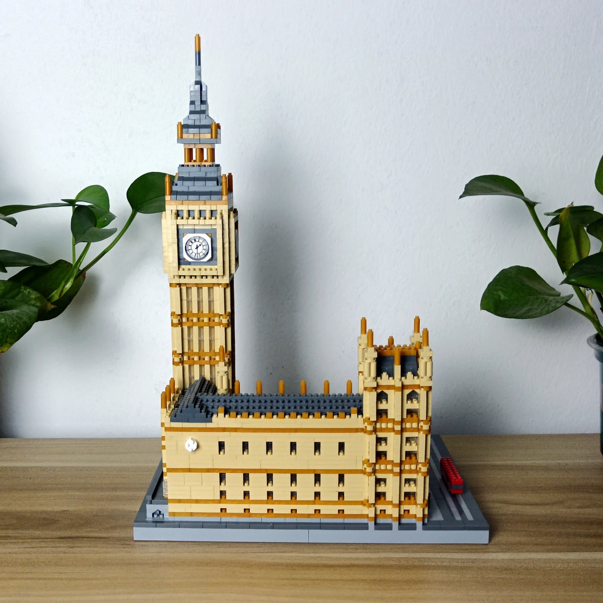 3D Desk Decor Big Ben Model Micro Building Blocks–Collectible Architecture Puzzle,Educational Toy,Unique Holiday Birthday Gifts