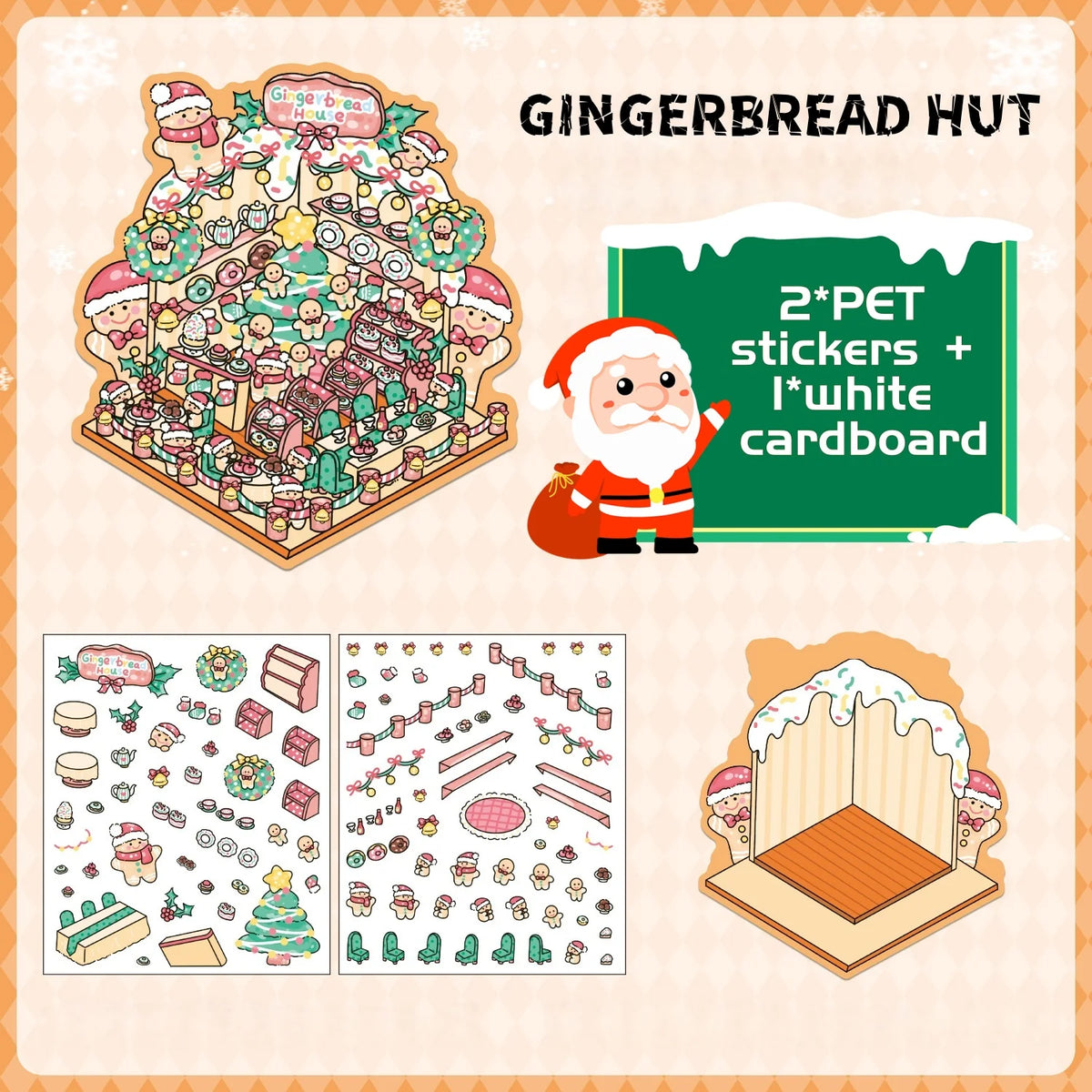 Set de Stickers Navideños de Dibujos