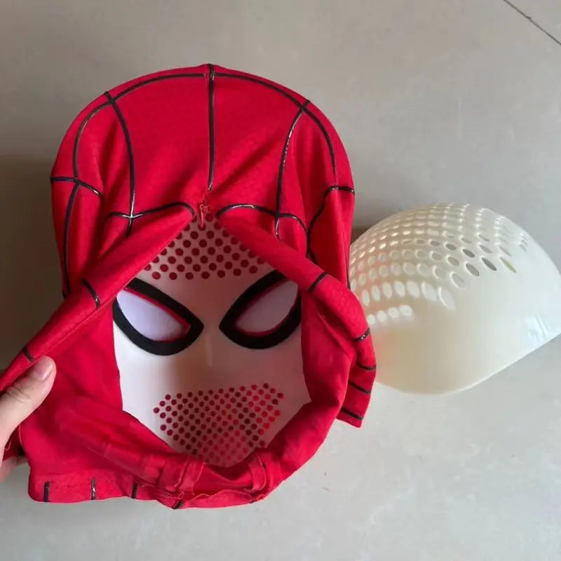 Spider-Man Cosplay Mask with Magnetic Back Cover