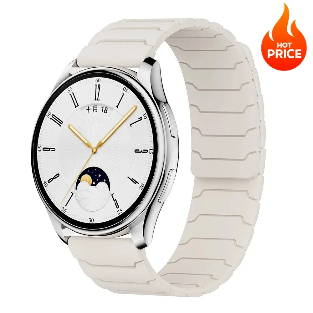 Correa deportiva de silicona magnética de 22mm para reloj inteligente Realme 5, pulsera para reloj Realme S2/Realme S 2 2Pro 3 3 Pro
