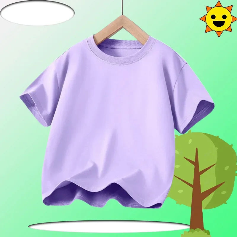 2026 Children's K-pop Demon Hunters T-shirt, a clothing item featuring anime cartoon patterns, a girls' casual top, gift options