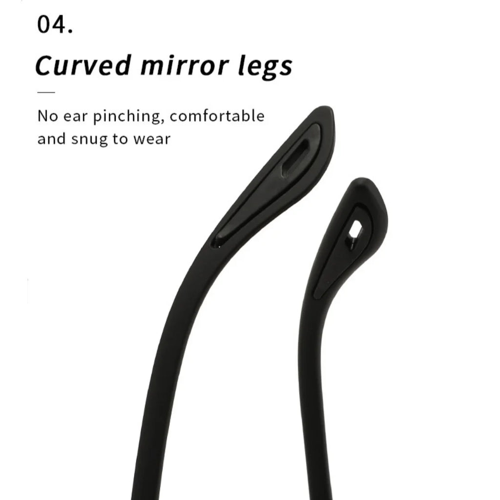 Gafas de Sol Polarizadas para Hombre y Mujer con Protección Lateral UV400, Lentes Espejadas, Gafas Deportivas para Ciclismo al Aire Libre