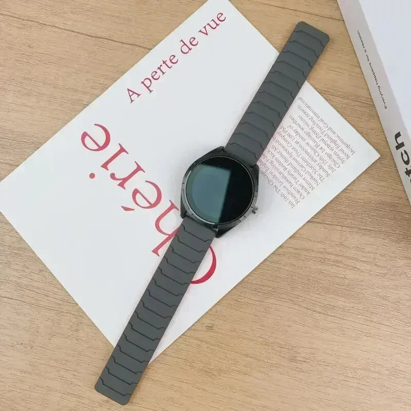 Correa deportiva de silicona magnética de 22mm para reloj inteligente Realme 5, pulsera para reloj Realme S2/Realme S 2 2Pro 3 3 Pro