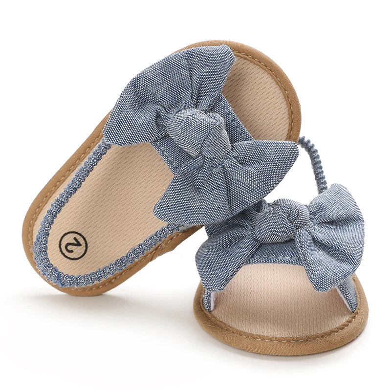 VALEN SINA 0-18M Newborn Girls Summer Shoes Sandals First Walkers Newborn Shoes Casual Soft Sole Sandals Preschool Shoes