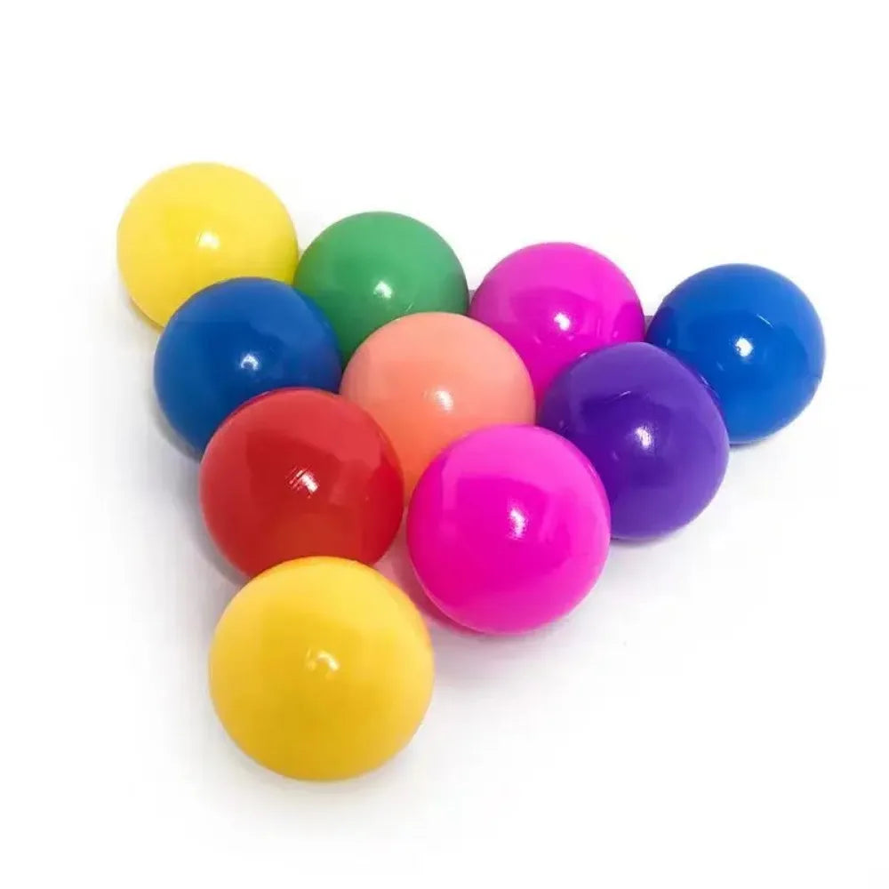 100 Uds. Pelota deportiva al aire libre, piscina de agua suave colorida, pelota de ola de mar para bebé, pelota de aire ecológica para el estrés, tienda de campaña, juguetes para niños