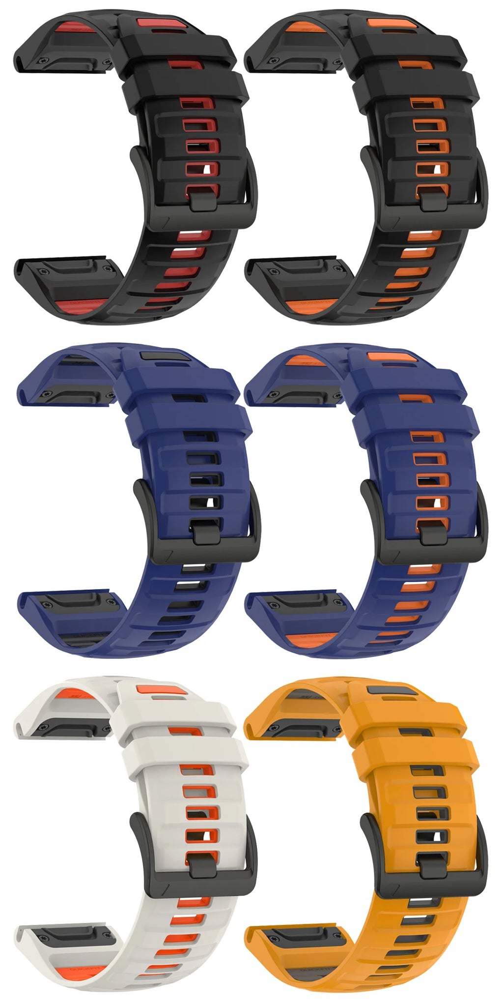 Correa de silicona para reloj Fenix 8 Pro, correa deportiva de 22/26mm para Garmin Tactix 7/Quatix8 Forerunner 970 965 Instinct 2X, pulsera de ajuste rápido